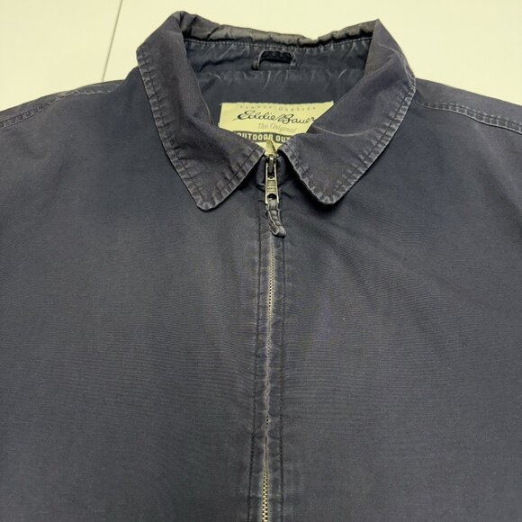 Eddie Bauer Outdoor Outfitters Jacket Mens 2XL Blue Full Zip Collared - Picture 4 of 16